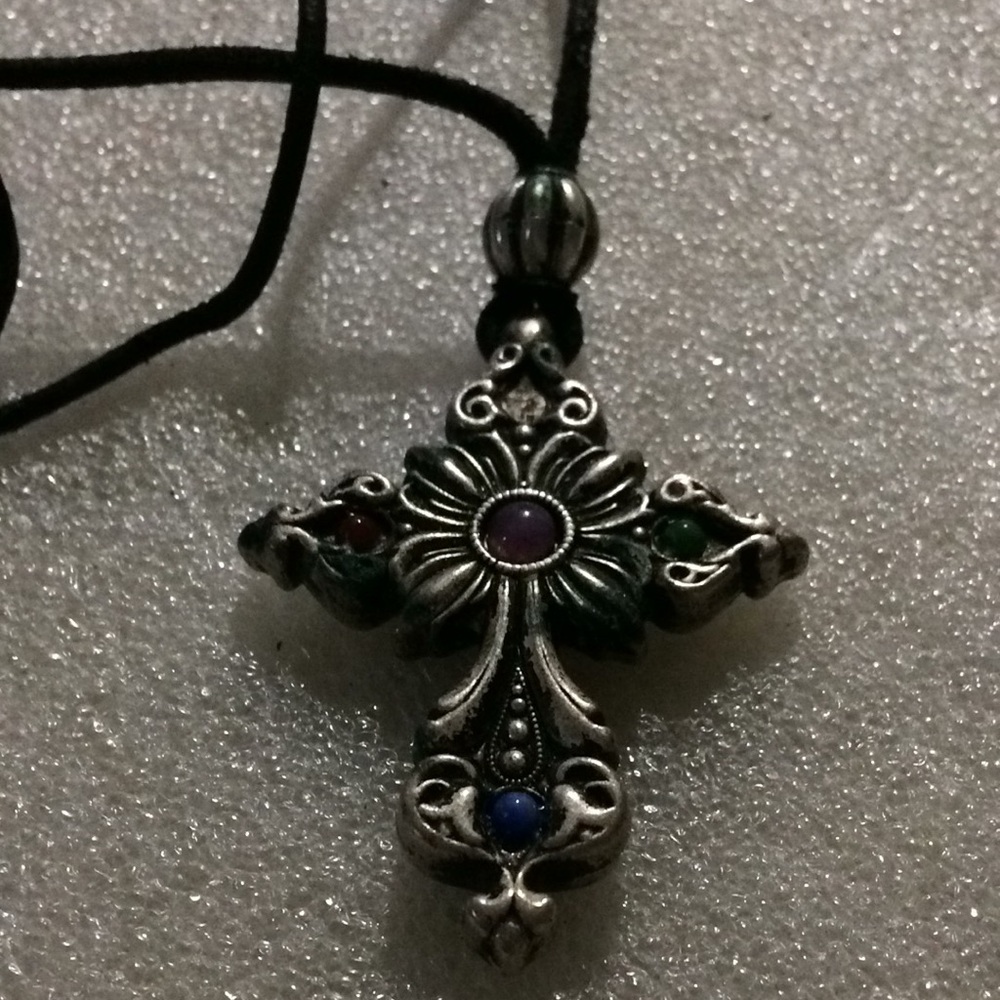 Vintage cross necklace